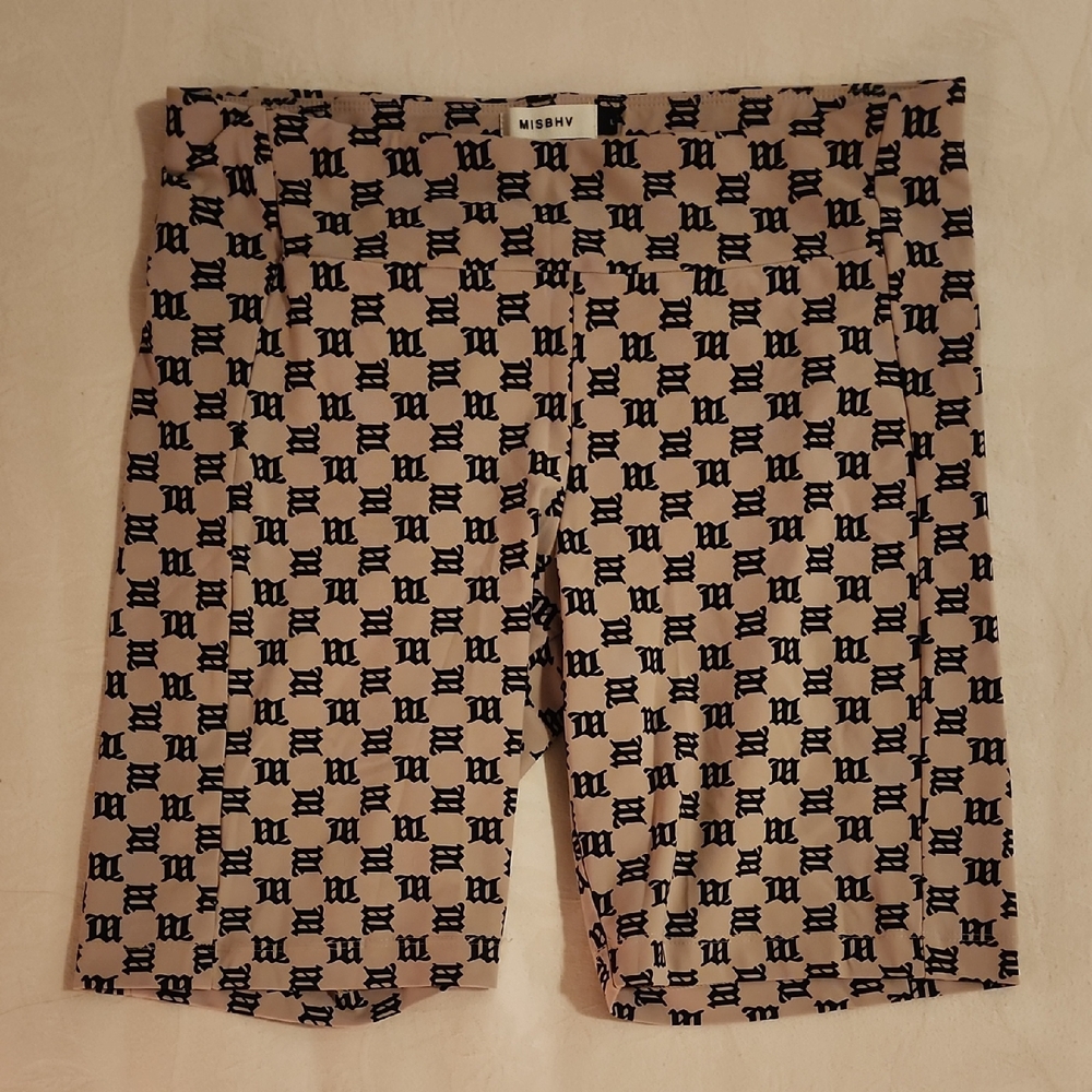 MISBHV Nude Monogram Biker Shorts L